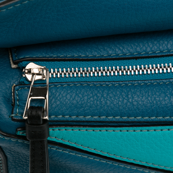 Pre-Loved LOEWE Mini Tricolor Calfskin Puzzle Satchel - Picture 9 of 12